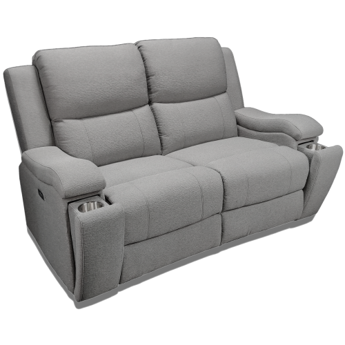 Manilla Fabric Power Reclining Loveseat